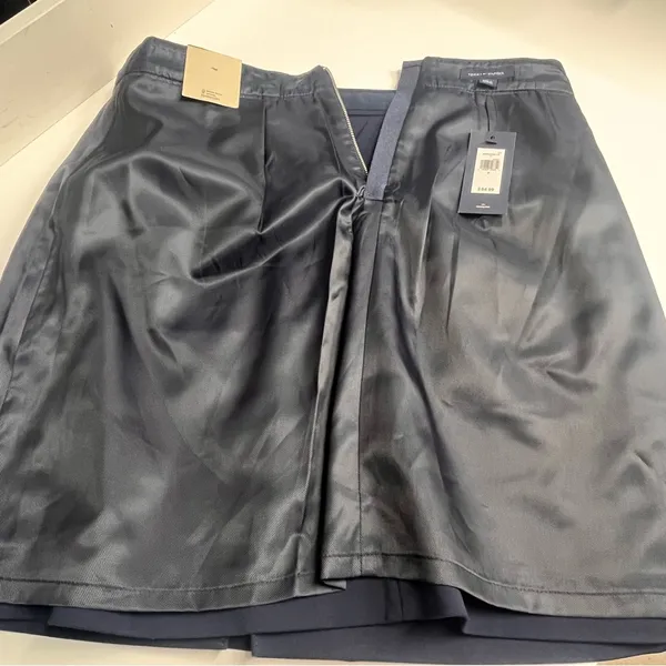 NWT 2016 Tommy Hilfiger‎ skirt pockets lined pleated front cotton blend size 8 - Image 6
