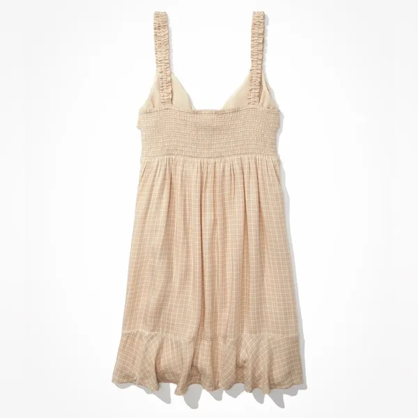 American Eagle Cream Pink Ruffle‎ Mini Dress - Image 7