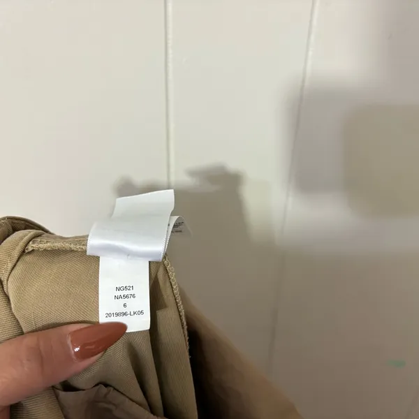 Madewell The Harlow Wide Leg Pants Drapey Twill Tan Khaki Size 6 High Rise - Image 10