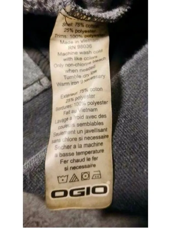 OGIO Women's Medium Mixed Media Fleece Quilted Bomber Jacket - INV162 h - Image 6