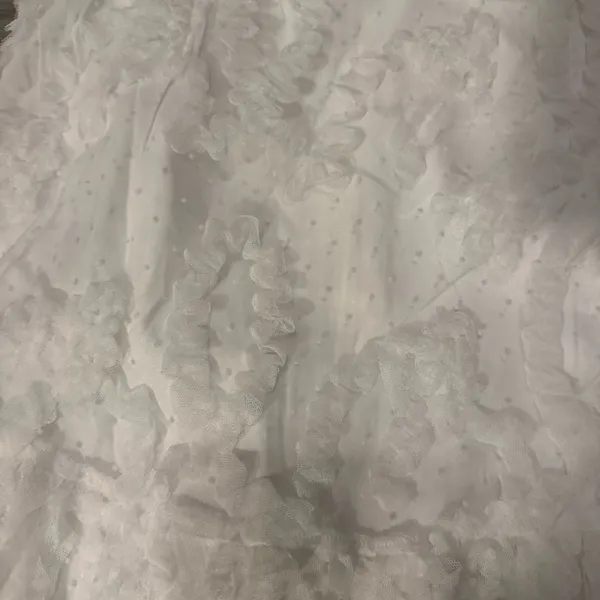 Selfie Leslie Women’s Large One Shoulder White Mini Lace Dress NWT - Image 4