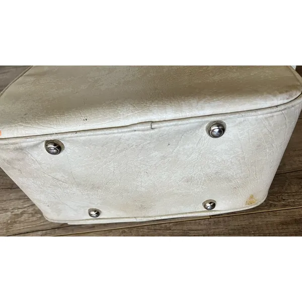 Vintage‎ Samsonite Weekender 60s 70s Mod Mid-Century Women's Tote Bag Structured - Image 4