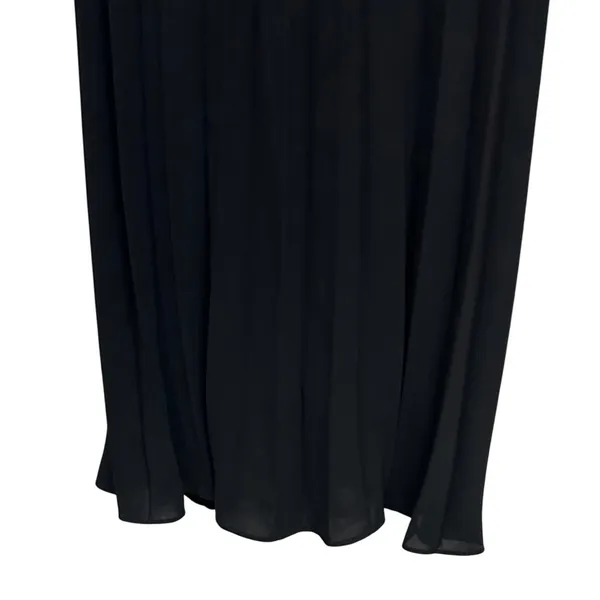 Flora Black Lace Bodice Slip Dress Witchy Whimsigoth Dark Romantic Womens Medium - Image 12