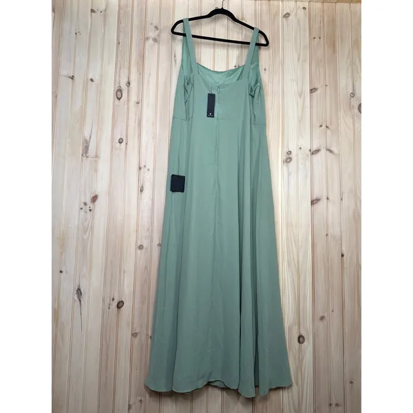 NWT Lulus Remarkable Arrival Sage Brush Sleeveless Maxi Dress Bridesmaid Sz XXL - Image 5
