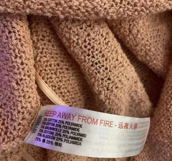FP Beach Peach Orange Pink Pullover Round Hem Tank NWT Knit Small Casual Preppy - Image 12