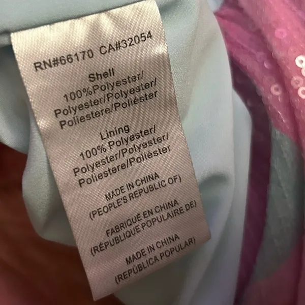 Hutch Anthropologie Aqua Balloon‎ Mini Dress Sequin Bubblegum Blue & Pink Size 4 - Image 11