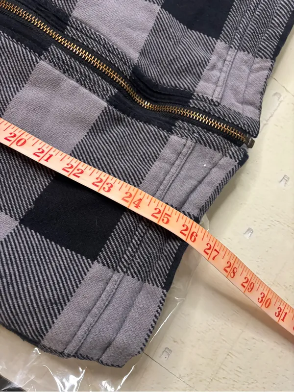 Kavu Buffalo Plaid Flannel Quilted Puffer Vest Womens XS Outdoors Insulated - Image 4