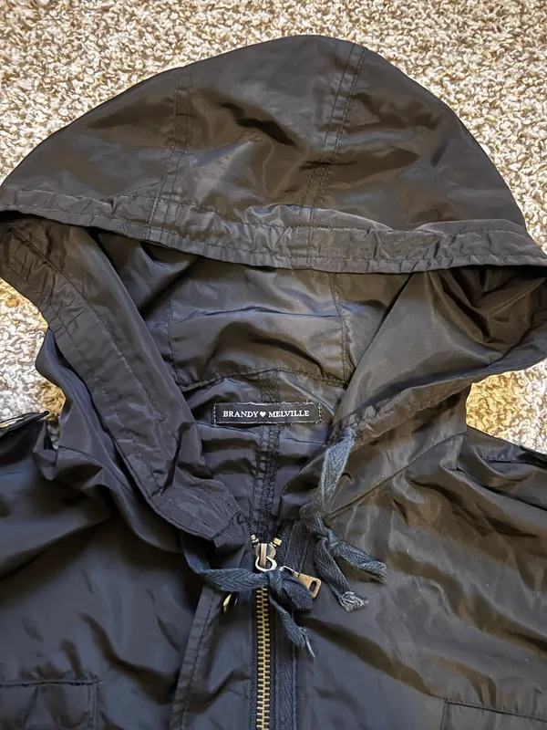 Black Windbreaker - Image 3