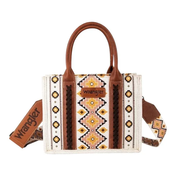 Wrangler Southwestern Aztec‎ Tote Bag Crossbody Purse Western Cowgirl Mini Boho - Image 3