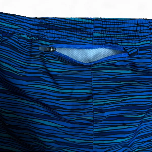 Nike Dri-FIT Rival 3" Printed Running Shorts Blue Wave Pattern Small 723944-435 - Image 8