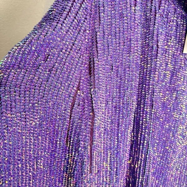 Retrofête Jill Sequin Minidress in Iridescent Size Large NWT - Image 15