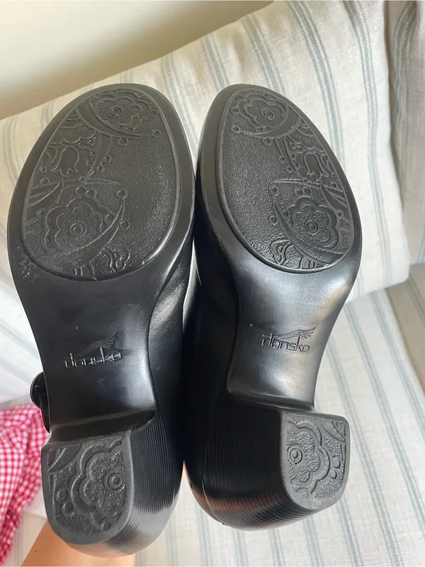 Dansko Becca Leather Mary Jane Chunky Heel Pumps Comfort Shoes EU 38 US 7.5 - Image 8