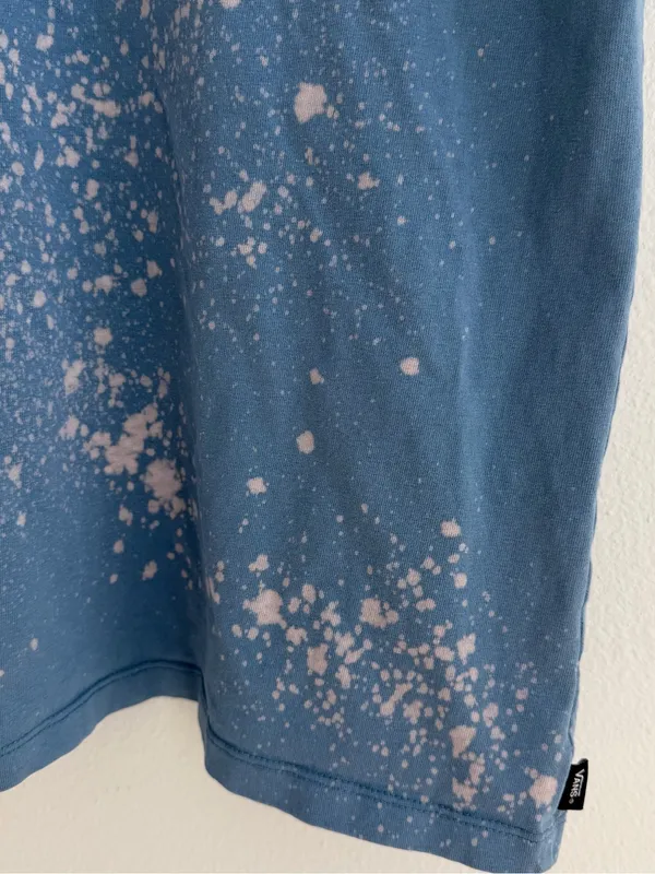 Vans blue off the shoulder bleached tee - Image 7