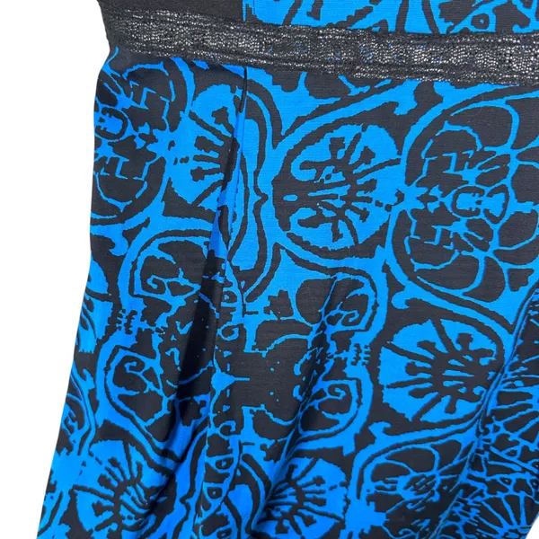 Plenty By Tracy Reese Anthropologie Medallion Foulard Frock Dress Blue 8 NEW - Image 7