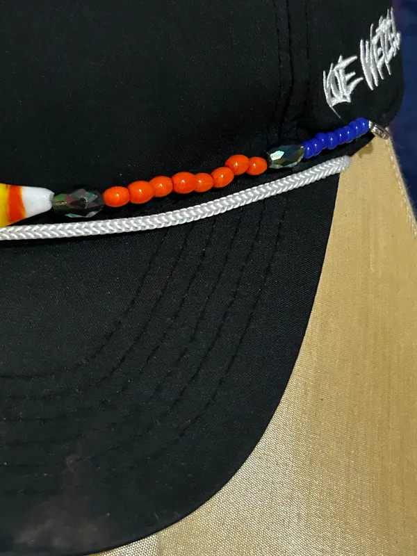 Beaded Hatchain Western Halloween BOO Cowboy handmade brand new - Image 4