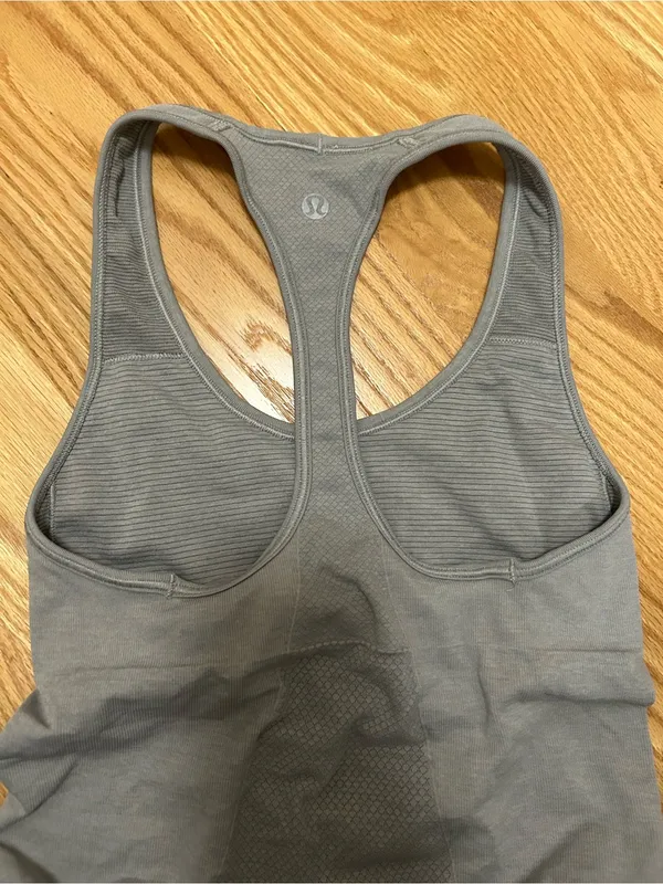lululemon athletica Gray Racerback Tank - Image 4