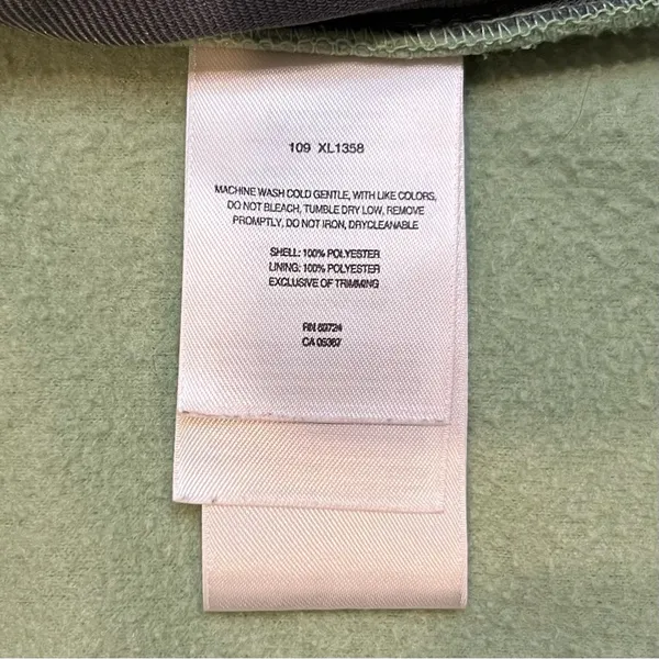 Columbia Women’s Pale Green Fleece Full Zip Vest - Image 4
