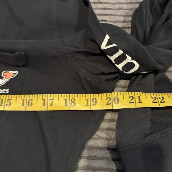 Vineyard Vines Shirt Black Medium Ski Snow Pink Whale Pocket Logo Long Sleeve - Image 4