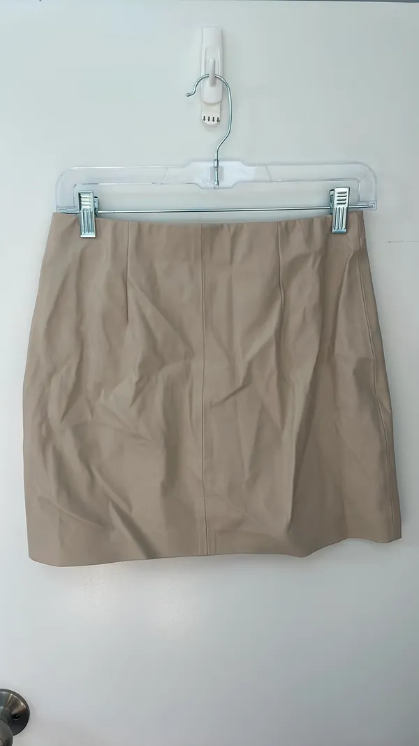 Shinestar Faux Leather Mini Skirt - Image 2