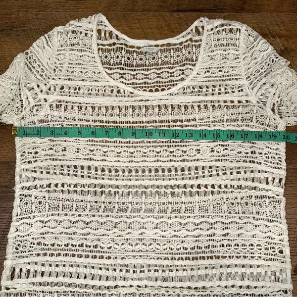 Tavik+ Cream Crochet Knit Swim Cover Up - Image 10