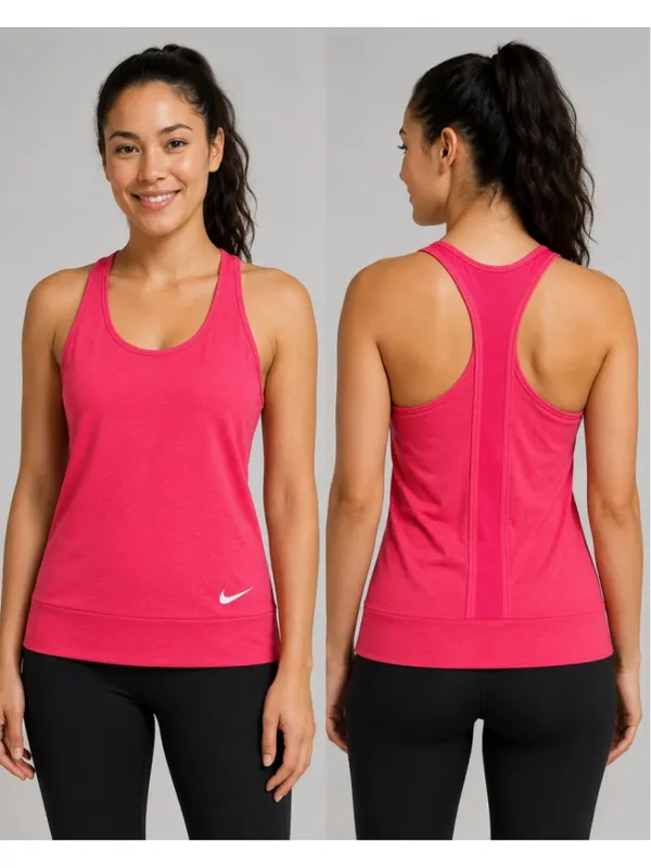 Nike Dri-FIT Women’s Pink Racerback Tank Top XS‎ - Image 3