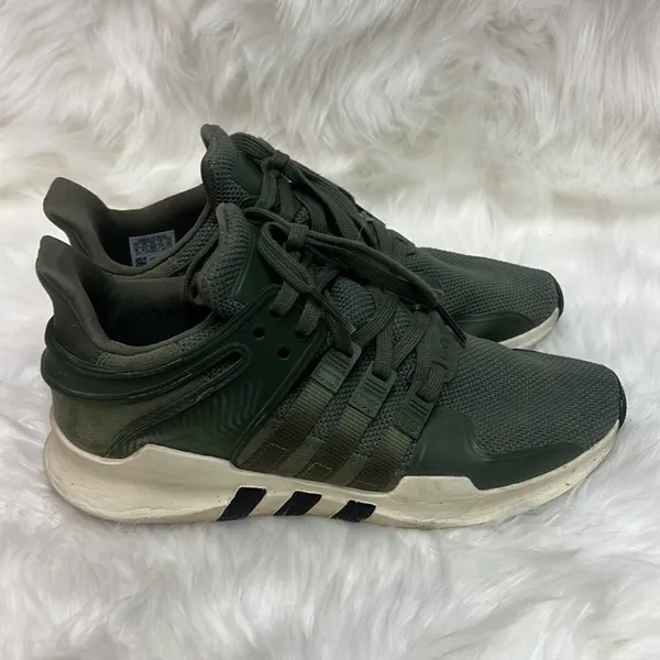 Adidas EQT Support ADV Olive Green Tennis Shoes Size 8‎ BIN 14 - Image 6