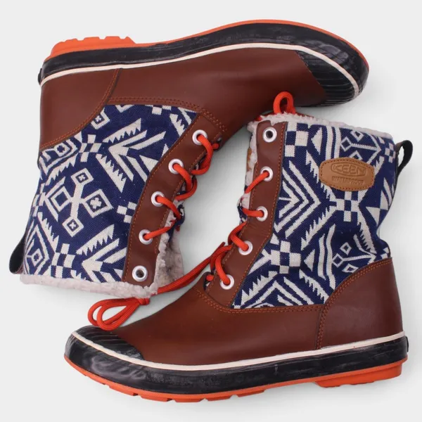 KEEN Elsa WP Aztec Waterproof Winter Boots Women's 9 - Image 15
