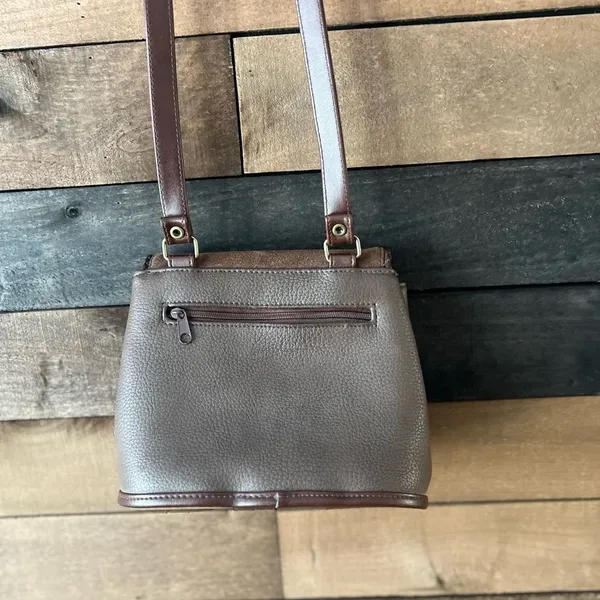 American-vintage Women's Brown and Burgundy Bag - Image 9