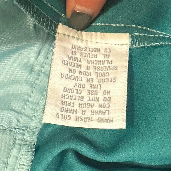 Vintage Dress Barn Aqua Jacket Size 8 - Image 4