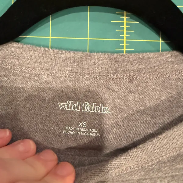 Wild Fable Heather Gray Women's Crop Top - Image 4