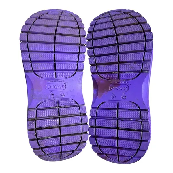 Crocs Mega Crush Purple Platform Clog Galaxy Women 10 Men 8 Rubber - Image 10
