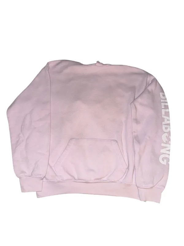 Billabong Light Pink Sleeve Logo Pullover Sweatshirt - Image 2