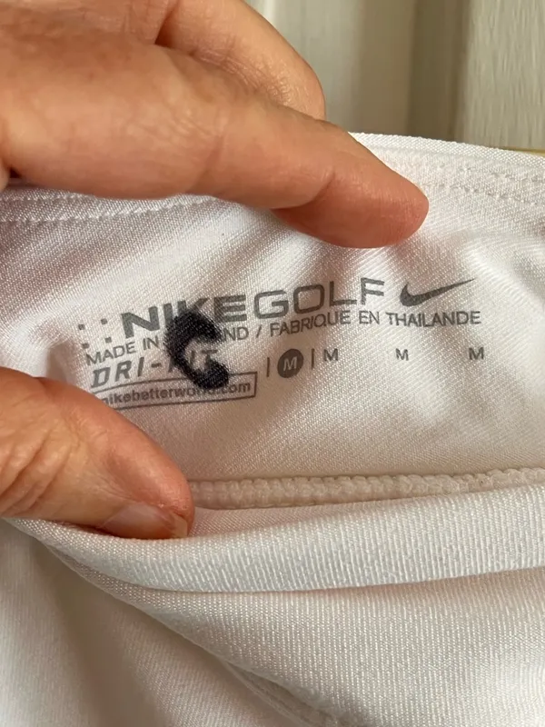 Nike Golf White Tennis Skirt with Black Swoosh M activewear golf - Image 4