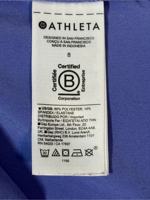 Athleta Periwinkle Blue Drawstring Capris, 8 - Image 6