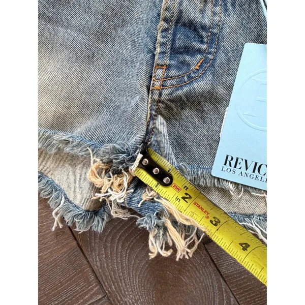 Revice Denim Venus Cut Off Shorts Womens Blue Size 25 - Image 6