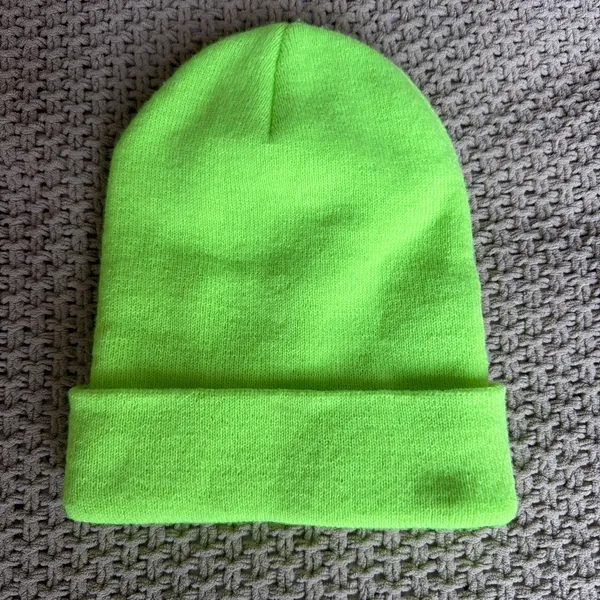 Neon Green Kappa Delta Beanie Sorority - Image 2