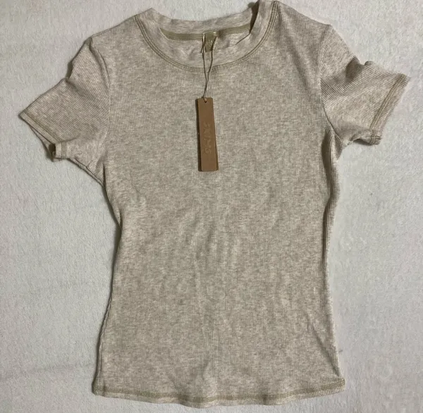 SKIMS Cotton Rib T-Shirt XS - Image 2