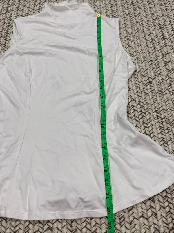 NOWT Halara White Peplum Tank Top - Image 5