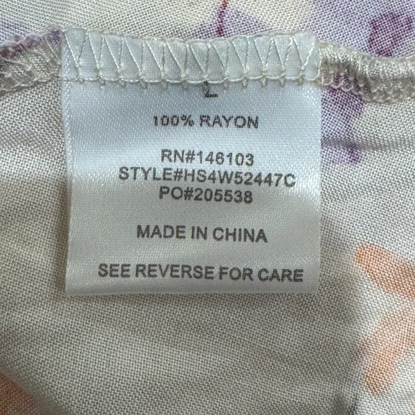 1471 | NWT Hippie Rose Floral Smocked Boho‎ Mini Dress Bone Large - Image 10