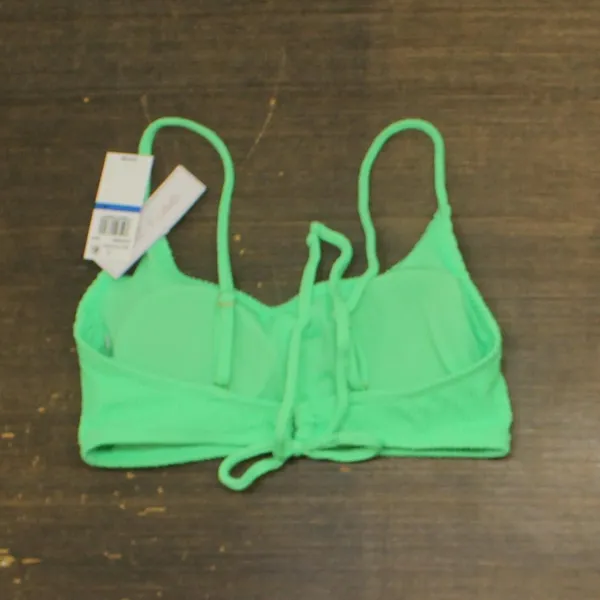 NWT Salt + Cove Juniors Rib Scrunch Scoop-Neck Bikini Top Mint Tea Green XL - Image 6