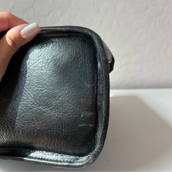 Brighton Black Canvas with Leather Detail Purse - Image 8