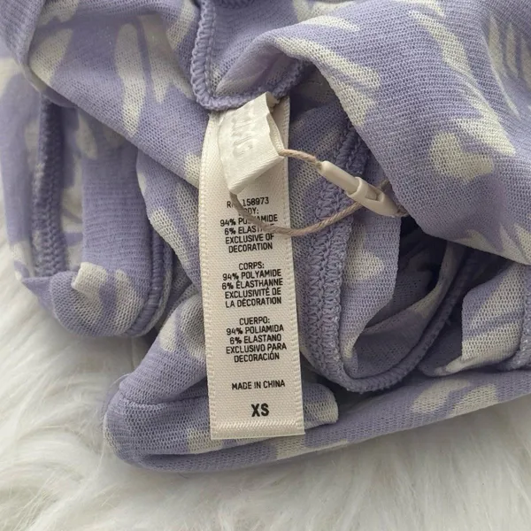 Skims Summer Mesh Collection Scoop Bralette Lilac Swirl Size XS - Image 5