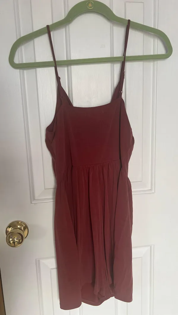 Pink Slouch Neck Romper - Image 3