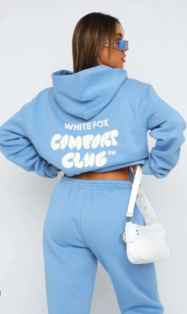 White fox comfort club matching set - Image 2