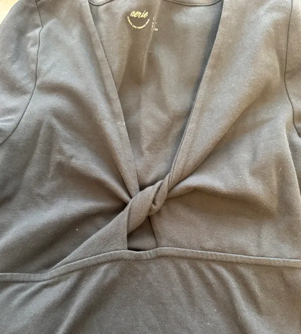 Aerie Gray Twisted Body Suit - Image 4