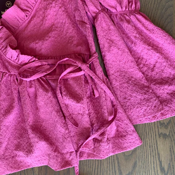 byTiMo Bubble Wrap Blouse in Pink Size XS - Image 8