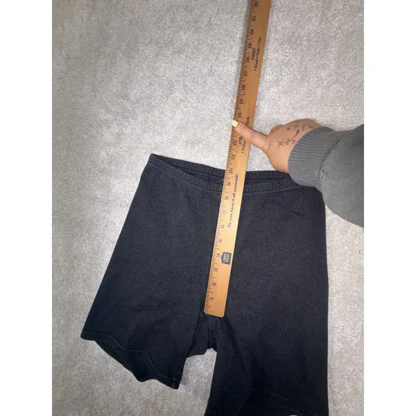 SKIMS Cotton Shorts Black Size M Stretch Lounge Biker Short - Image 9