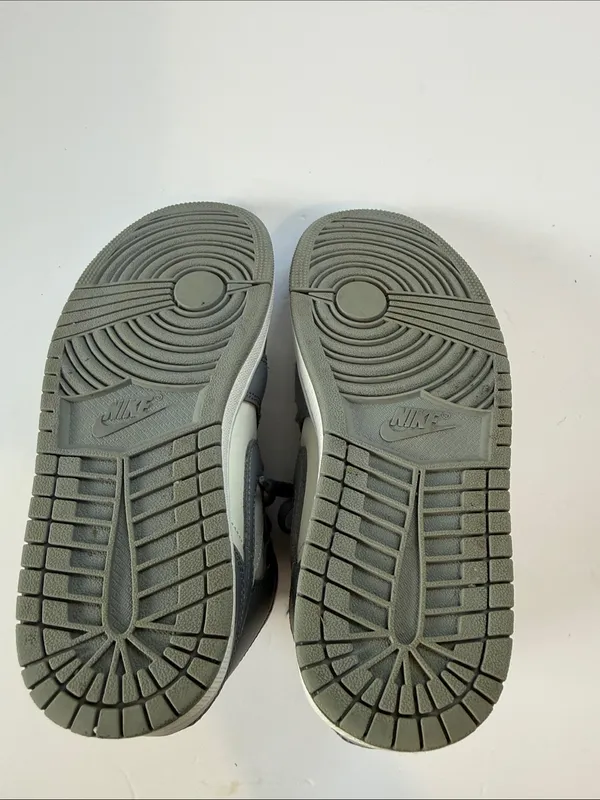 Jordan women’s High-Top Sneakers - Gray and White - Image 8