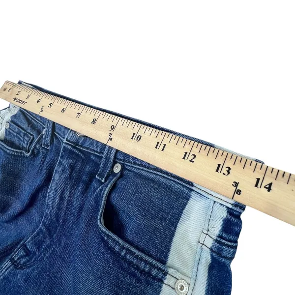 7 For All Mankind Skinny‎ Jeans Womens 25 The High Waist Side Stripe Taped Leg - Image 8