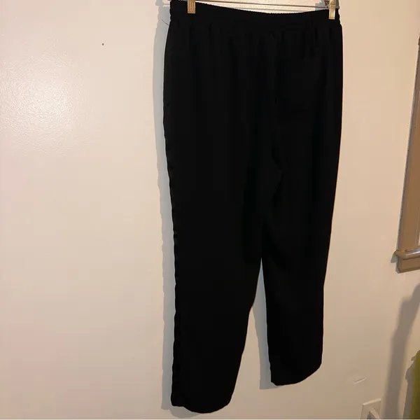 A New Day Business Casual Cinched Waist w/ Drawstring pants Black Large - Image 3